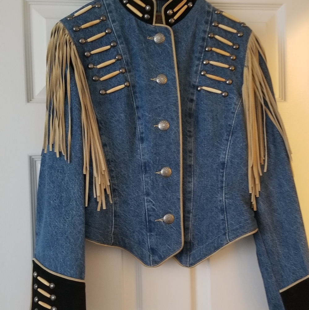 Ladies Demin Jacket with embellishments